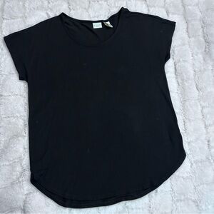 St Tropez West Women's Black Short Sleeve Shirt Size M